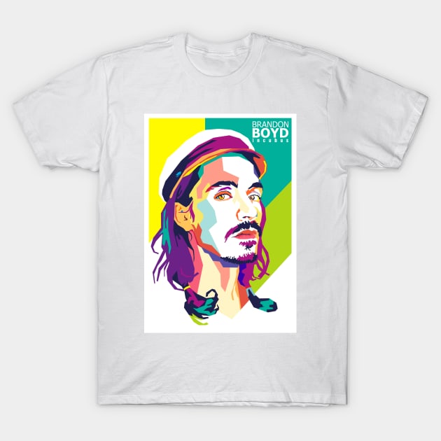 brandon boyd of incubus T-Shirt by rafand23